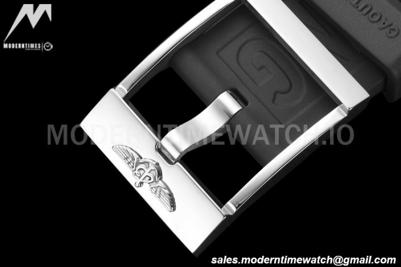 Breitling - Superocean 44mm SS/RU Black/Red BLSF A2824