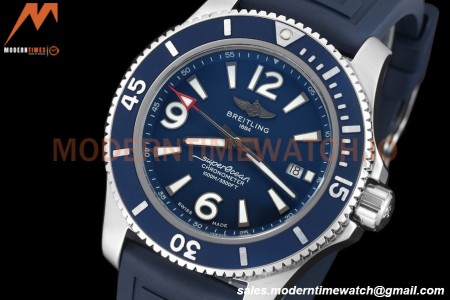 Breitling - Superocean 44mm SS/RU Blue BLSF A2824
