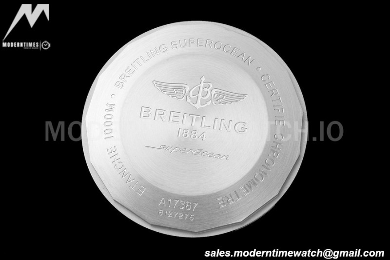 Breitling - Superocean 44mm SS/RU Black BLSF A2824