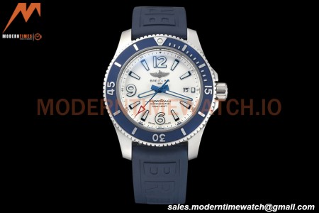 Breitling - Superocean 44mm SS/RU White BLSF A2824