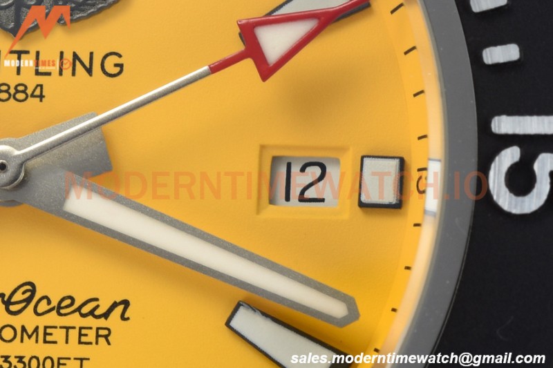 Breitling - Superocean 44mm SS/RU Yellow BLSF A2824