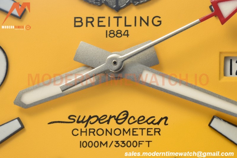 Breitling - Superocean 44mm SS/RU Yellow BLSF A2824