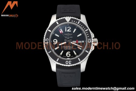 Breitling - Superocean Ironman 44mm SS/RU Black BLSF A2824