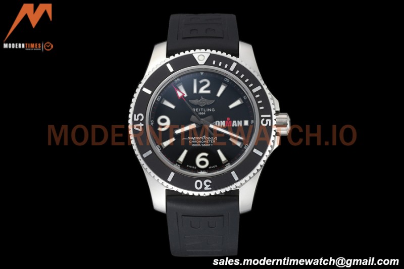 Breitling - Superocean Ironman 44mm SS/RU Black BLSF A2824