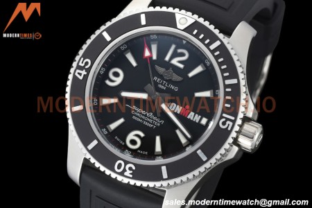 Breitling - Superocean Ironman 44mm SS/RU Black BLSF A2824