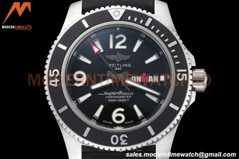 Breitling - Superocean Ironman 44mm SS/RU Black BLSF A2824