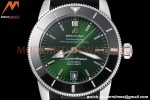 Breitling - Superocean Heritage B20 Automatic 42mm SS/RU Green BLSF A2824