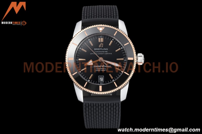 Breitling - Superocean Heritage B20 Automatic 42mm RG/SS/RU Black BLSF A2824