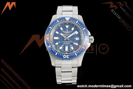 Breitling - Superocean Special 44mm Ceramic SS/SS Blue/Stk TF V2 A2824 | 브라이틀링 - 슈퍼오션 스페셜 44mm 세라믹 SS/SS 블루/Stk TF V2 A2824