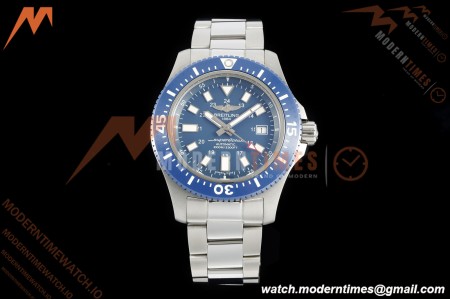 Breitling - Superocean Special 44mm Ceramic SS/SS Blue/Stk TF V2 A2824 | 브라이틀링 - 슈퍼오션 스페셜 44mm 세라믹 SS/SS 블루/Stk TF V2 A2824