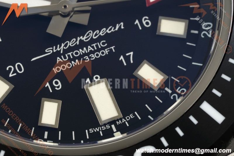 Breitling - Superocean Special 44mm Ceramic SS/SS Blk/Stk TF V2 A2824 | 브라이틀링 - 슈퍼오션 스페셜 44mm 세라믹 SS/SS 블랙/스틸 TF V2 A2824
