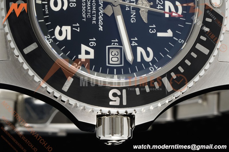 Breitling - Superocean Special 44mm Ceramic SS/SS Blk/Num TF V2 A2824 | 브라이틀링 - 슈퍼오션 스페셜 44mm 세라믹 SS/SS 블랙/넘버 TF V2 A2824