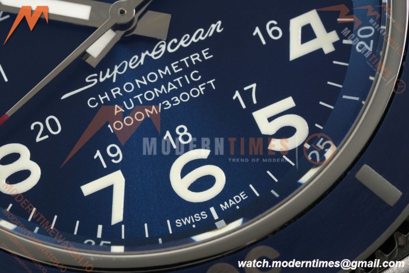 Breitling - Superocean Special 44mm Ceramic SS/SS Blue/Num TF V2 A2824 | 브라이틀링 - 슈퍼오션 스페셜 44mm 세라믹 SS/SS 블루/넘버 TF V2 A2824