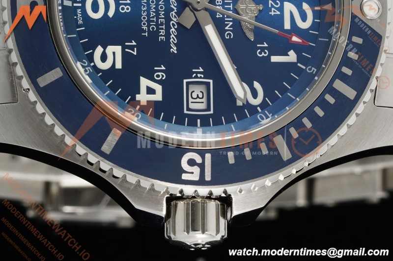 Breitling - Superocean Special 44mm Ceramic SS/SS Blue/Num TF V2 A2824 | 브라이틀링 - 슈퍼오션 스페셜 44mm 세라믹 SS/SS 블루/넘버 TF V2 A2824