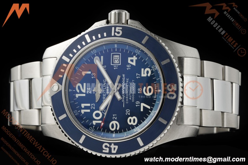 Breitling - Superocean Special 44mm Ceramic SS/SS Blue/Num TF V2 A2824 | 브라이틀링 - 슈퍼오션 스페셜 44mm 세라믹 SS/SS 블루/넘버 TF V2 A2824