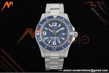 Breitling - Superocean Special 44mm Ceramic SS/SS Blue/Stk/Num TF V2 A2824 | 브라이틀링 - 슈퍼오션 스페셜 44mm 세라믹 SS/SS 블루/Stk/Num TF V2 A2824