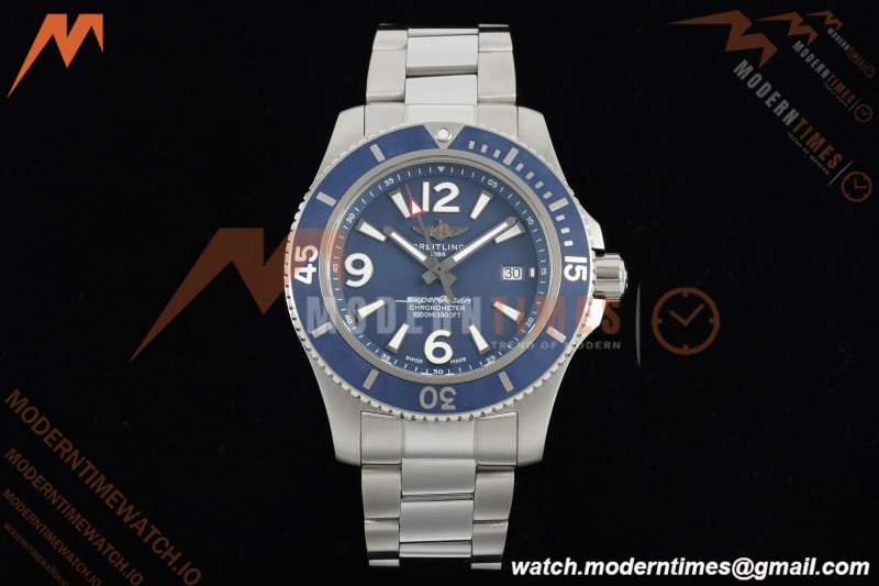 Breitling - Superocean Special 44mm Ceramic SS/SS Blue/Stk/Num TF V2 A2824 | 브라이틀링 - 슈퍼오션 스페셜 44mm 세라믹 SS/SS 블루/Stk/Num TF V2 A2824