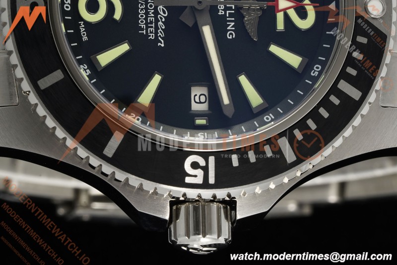 Breitling - Superocean Special 44mm Ceramic SS/SS Blk/Stk/Num TF V2 A2824