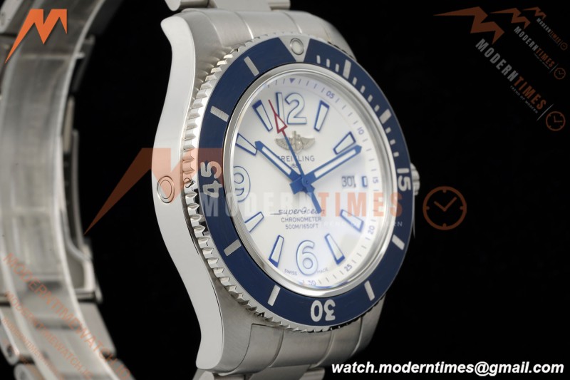 Breitling - Superocean Special 44mm Ceramic SS/SS Wht/Stk/Num TF V2 A2824