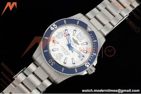 Breitling - Superocean Special 44mm Ceramic SS/SS Wht/Stk/Num TF V2 A2824 | 브라이틀링 - 슈퍼오션 스페셜 44mm 세라믹 SS/SS 화이트/스틸/숫자 TF V2 A2824
