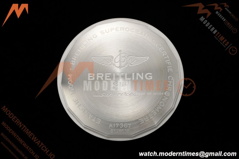 Breitling - Superocean Special 44mm Ceramic SS/RU Wht/Stk/Num TF V2 A2824