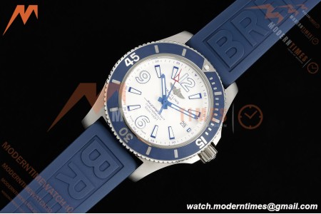 Breitling - Superocean Special 44mm Ceramic SS/RU Wht/Stk/Num TF V2 A2824