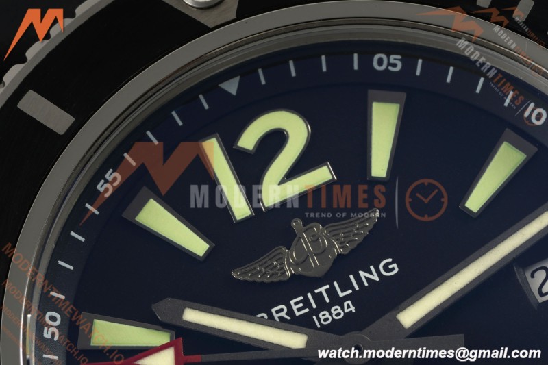 Breitling - Superocean Special 44mm Ceramic SS/RU Blk/Stk/Num TF V2 A2824 | 브라이틀링 - 슈퍼오션 스페셜 44mm 세라믹 SS/RU 블랙/스틸/숫자 TF V2 A2824