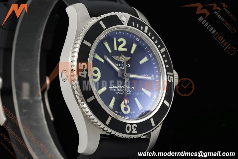 Breitling - Superocean Special 44mm Ceramic SS/RU Blk/Stk/Num TF V2 A2824 | 브라이틀링 - 슈퍼오션 스페셜 44mm 세라믹 SS/RU 블랙/스틸/숫자 TF V2 A2824