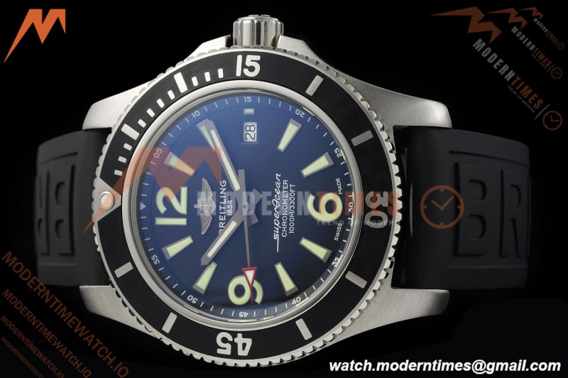 Breitling - Superocean Special 44mm Ceramic SS/RU Blk/Stk/Num TF V2 A2824 | 브라이틀링 - 슈퍼오션 스페셜 44mm 세라믹 SS/RU 블랙/스틸/숫자 TF V2 A2824