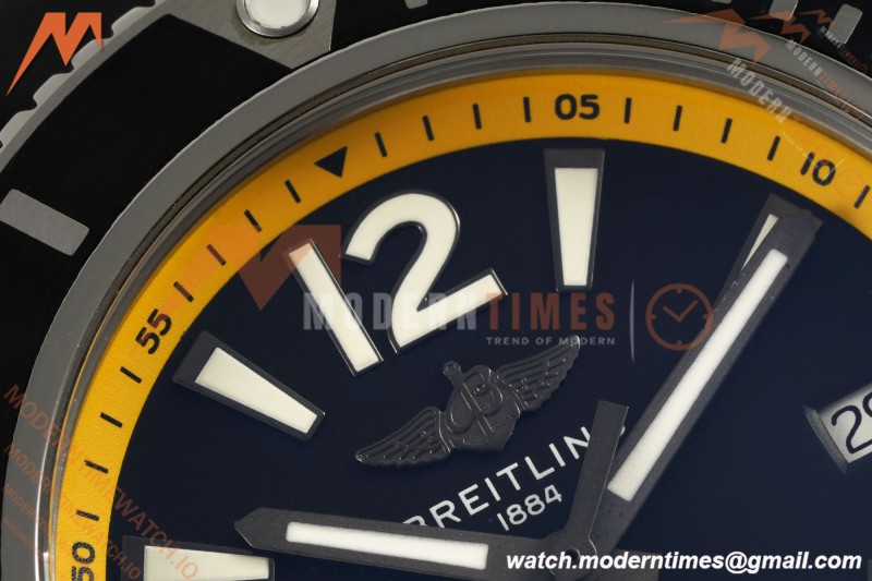 Breitling - Superocean Special 44mm Ceramic SS/RU Yelw/Stk/Num Black TF V2 A2824