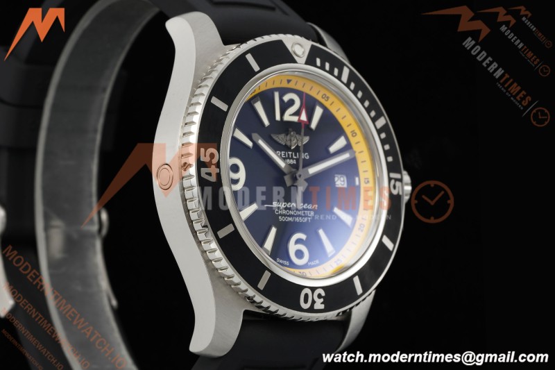 Breitling - Superocean Special 44mm Ceramic SS/RU Yelw/Stk/Num Black TF V2 A2824