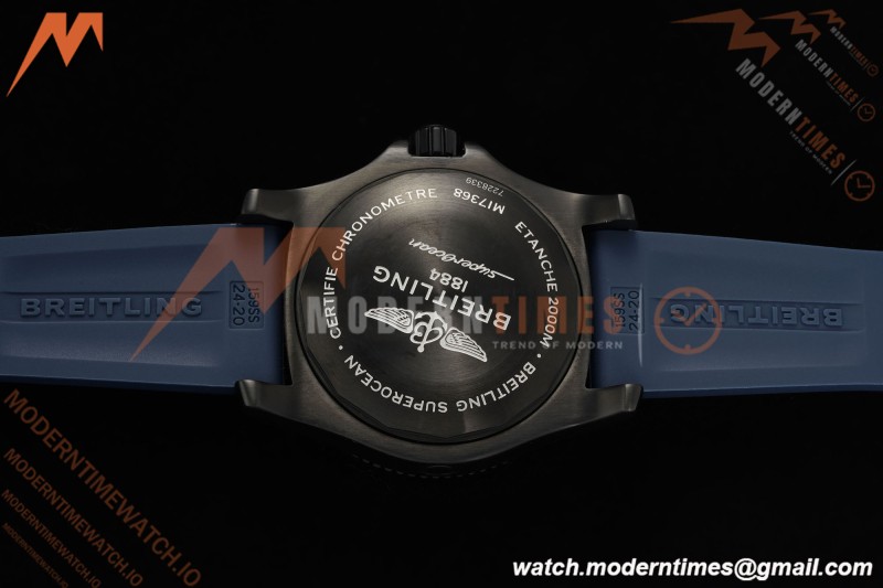 Breitling - Superocean Special 46mm Ceramic DLC/RU Blue/Stk/Num TF V2 A2824 | 브라이틀링 - 슈퍼오션 스페셜 46mm 세라믹 DLC/RU 블루/Stk/Num TF V2 A2824