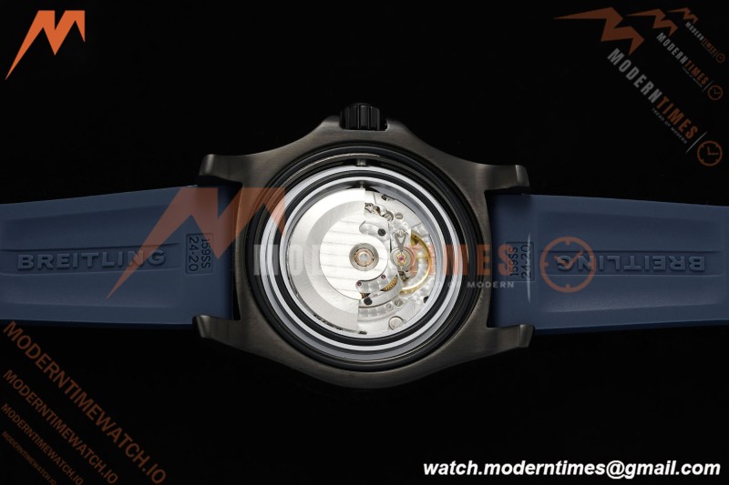 Breitling - Superocean Special 46mm Ceramic DLC/RU Blue/Stk/Num TF V2 A2824 | 브라이틀링 - 슈퍼오션 스페셜 46mm 세라믹 DLC/RU 블루/Stk/Num TF V2 A2824