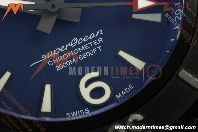 Breitling - Superocean Special 46mm Ceramic DLC/RU Blue/Stk/Num TF V2 A2824 | 브라이틀링 - 슈퍼오션 스페셜 46mm 세라믹 DLC/RU 블루/Stk/Num TF V2 A2824