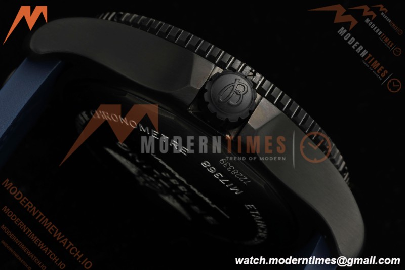 Breitling - Superocean Special 46mm Ceramic DLC/RU Blue/Stk/Num TF V2 A2824 | 브라이틀링 - 슈퍼오션 스페셜 46mm 세라믹 DLC/RU 블루/Stk/Num TF V2 A2824