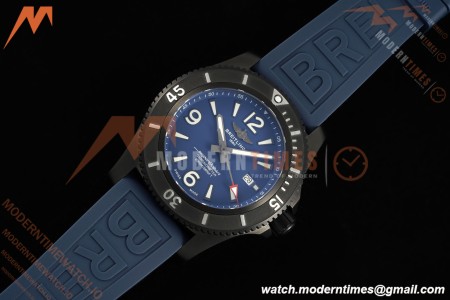 Breitling - Superocean Special 46mm Ceramic DLC/RU Blue/Stk/Num TF V2 A2824 | 브라이틀링 - 슈퍼오션 스페셜 46mm 세라믹 DLC/RU 블루/Stk/Num TF V2 A2824