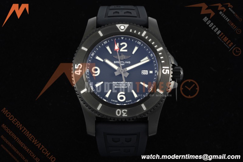 Breitling - Superocean Special 46mm Ceramic DLC/RU Blk/Stk/Num TF V2 A2824 | 브라이틀링 - 슈퍼오션 스페셜 46mm 세라믹 DLC/RU 블랙/스틸/숫자 TF V2 A2824