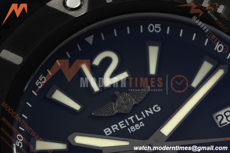 Breitling - Superocean Special 46mm Ceramic DLC/RU Blk/Stk/Num TF V2 A2824 | 브라이틀링 - 슈퍼오션 스페셜 46mm 세라믹 DLC/RU 블랙/스틸/숫자 TF V2 A2824
