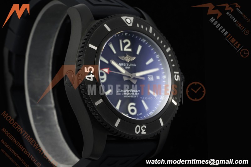 Breitling - Superocean Special 46mm Ceramic DLC/RU Blk/Stk/Num TF V2 A2824 | 브라이틀링 - 슈퍼오션 스페셜 46mm 세라믹 DLC/RU 블랙/스틸/숫자 TF V2 A2824