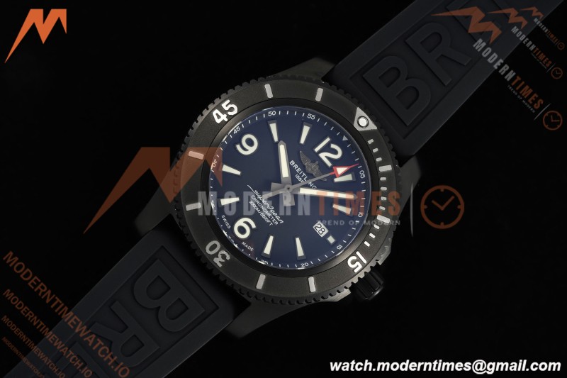 Breitling - Superocean Special 46mm Ceramic DLC/RU Blk/Stk/Num TF V2 A2824 | 브라이틀링 - 슈퍼오션 스페셜 46mm 세라믹 DLC/RU 블랙/스틸/숫자 TF V2 A2824