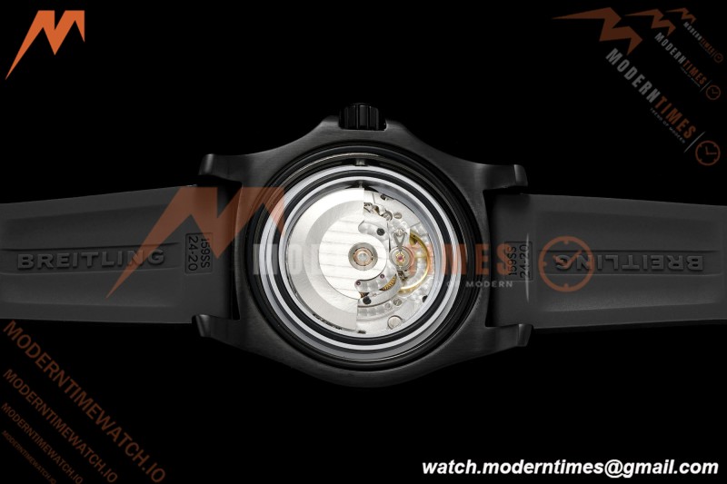 Breitling - Superocean Special 46mm Ceramic DLC/RU Yelw/Stk/Num TF V2 A2824 | 브라이틀링 - 슈퍼오션 스페셜 46mm 세라믹 DLC/RU 옐로우/스틸/숫자 TF V2 A2824