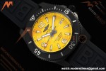 Breitling - Superocean Special 46mm Ceramic DLC/RU Yelw/Stk/Num TF V2 A2824 | 브라이틀링 - 슈퍼오션 스페셜 46mm 세라믹 DLC/RU 옐로우/스틸/숫자 TF V2 A2824