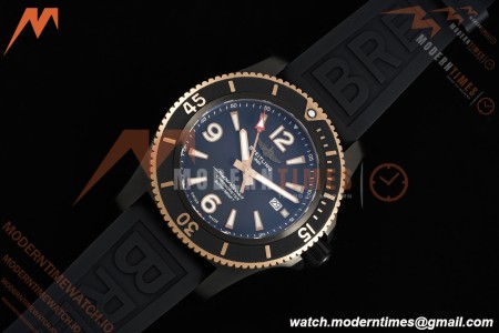 Breitling - Superocean Special 46mm Ceramic DLC/RG/RU Blk/Stk/Num TF V2 A2824 | 브라이틀링 - 슈퍼오션 스페셜 46mm 세라믹 DLC/RG/RU 블랙/스틸/숫자 TF V2 A2824