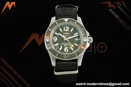 Breitling - Superocean Special 44mm Ceramic SS/NY Grn/Stk/Num TF V2 A2824 | 브라이틀링 - 슈퍼오션 스페셜 44mm 세라믹 SS/NY 그린/스틸/숫자 TF V2 A2824