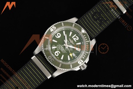 Breitling - Superocean Special 44mm Ceramic SS/NY Grn/Stk/Num TF V2 A2824 | 브라이틀링 - 슈퍼오션 스페셜 44mm 세라믹 SS/NY 그린/스틸/숫자 TF V2 A2824