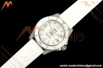 Breitling - Superocean Automatic 36mm SS/RU Wht/Stk/Num TF V2 Asia 2824