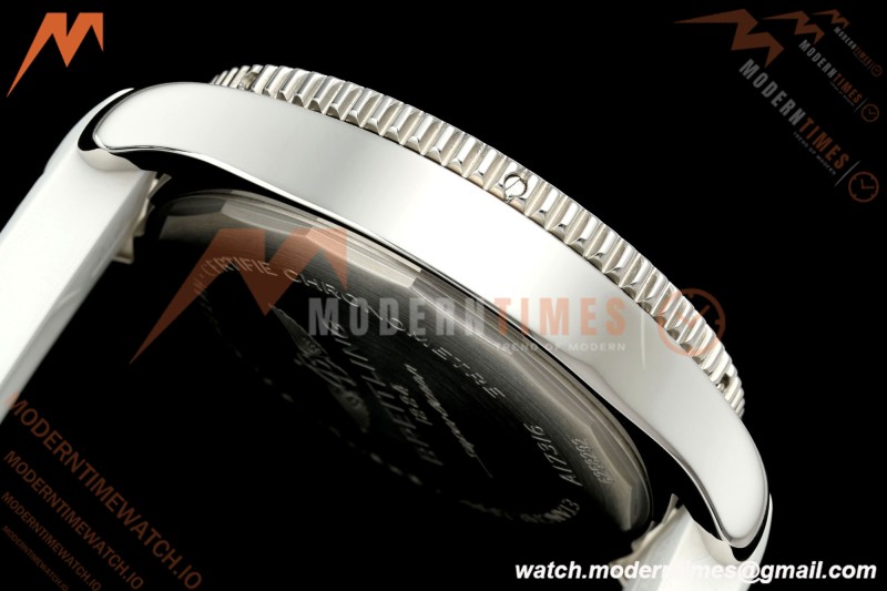 Breitling - Superocean Automatic 36mm SS/RU Wht/Stk/Num TF V2 Asia 2824