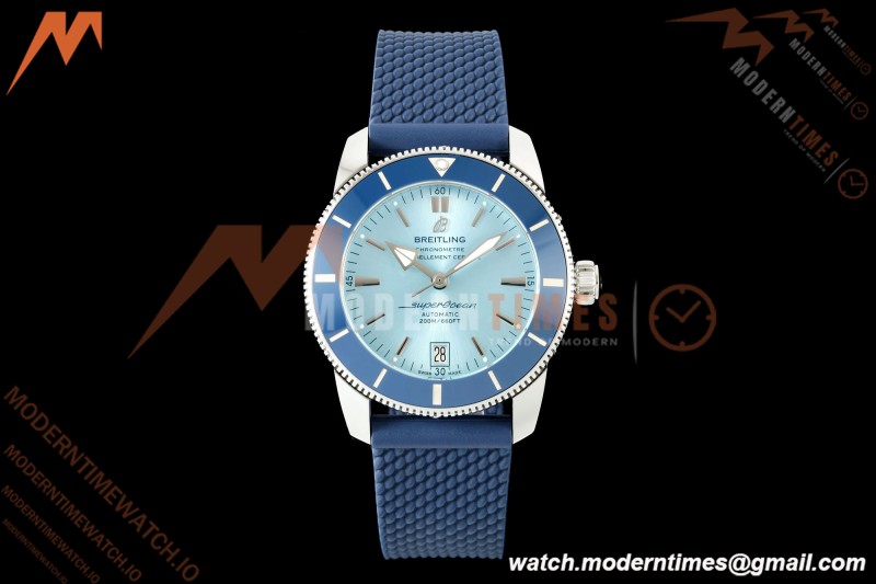 Breitling - Superocean Heritage B20 Automatic 42mm SS/RU Ice Blue BLF A2824 | 브라이틀링 - 슈퍼오션 헤리티지 B20 오토매틱 42mm SS/RU 아이스 블루 BLF A2824