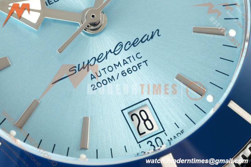 Breitling - Superocean Heritage B20 Automatic 42mm SS/RU Ice Blue BLF A2824 | 브라이틀링 - 슈퍼오션 헤리티지 B20 오토매틱 42mm SS/RU 아이스 블루 BLF A2824