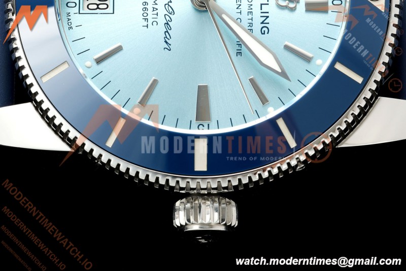Breitling - Superocean Heritage B20 Automatic 42mm SS/RU Ice Blue BLF A2824 | 브라이틀링 - 슈퍼오션 헤리티지 B20 오토매틱 42mm SS/RU 아이스 블루 BLF A2824